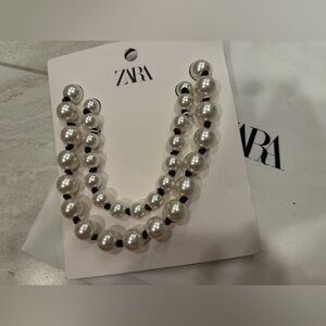 Zara 2 pack pf pearl necklaces